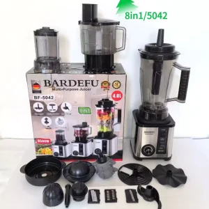 8 in 1 Heavy Duty Blender Food Processor 9500W 2.5L 8 Blades Stainless Steel 15 Speeds Smoothies Maker Outdoor Household Juicer