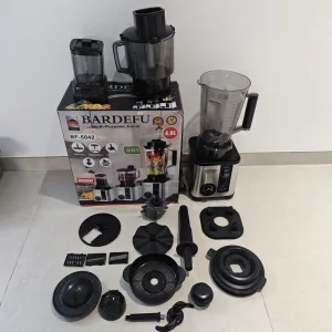 8 in 1 Multifunctional Blender 4L Stainless Steel Heavy Duty Food Processor Mixer Juicer Grinder for Household Commercial