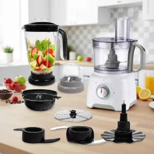 8 in 1 Portable Multi Functional Food Processor Blender Juicer Mixer Chopper Grinder Home Use French