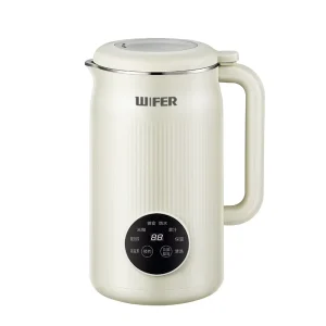 8 in 1 Stainless Steel Soy Milk Maker Smart Preset Quiet Nut Milk Machine and Filter Free Blender Self Cleaning Soy Milk Machine