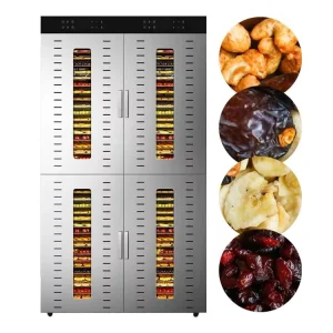 80 Trays 4 Independent Compartment Stainless Steel Banana Mango Vegetable Food Dehydrator South Africa