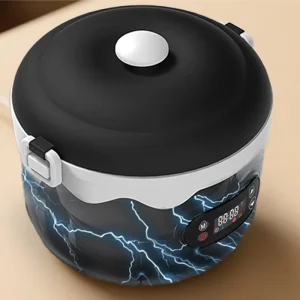 8000Mah Rechargeable Self Heating Lunch Box Food Warmer With Timer and Adjustable Heating Electric Lunch Box for Adults