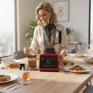 8000W 10000W 2 in 1 Silver Crown Commercial Heavy Duty Electric Juicer Milkshake Blender 4L Household for Hotels