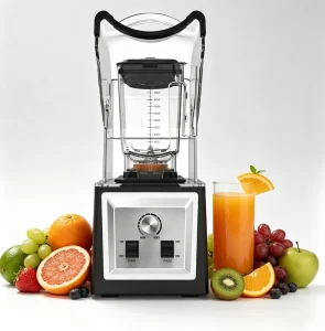 8001JX Silent Proof Commercial Blender Milkshake Machine Noise Cancellation Blender Fruit Food Processor Juice Maker Bar Blender