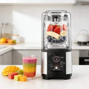 8003F ABS Smoothies Maker Electric Blender 50-60Hz 220-240V 2200W 2L 5+ Speeds Household Commercial Soundproof