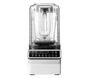 8003G Easy to Clean Heavy Duty Commercial Blender 2L 1800W Touchpad Control Household Smoothie Maker with Soundproof Cover