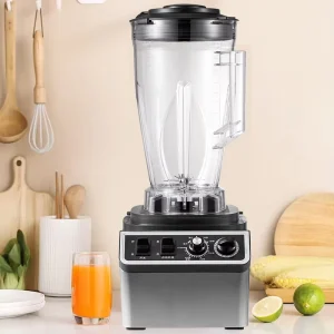 8003GB Heavy Duty Commercial Blender 4L 2200W High Power Smoothies Maker for Hotel and Household Use with Pure Copper Motor