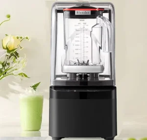 8007 Licuadora Comercial Blender Heavy Duty Commercial Household 1800W 2L Pure Copper Motor 5+ Speeds Multifunctional Smoothie