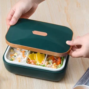 800ML Dual Purpose Self Heating Electric Lunch Box 3 in 1 Food Heater Portable for Office Use