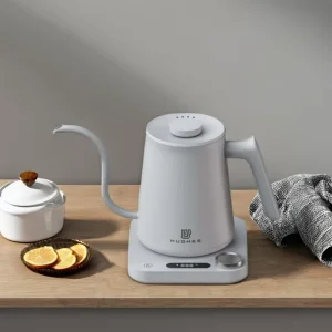 800ML Water Boiler Electric Coffee Kettle Modern Electric Black Gooseneck Coffee Kettle With Screen Display