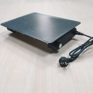 800W 40CM Household Smokeless Electric Grills Electric Griddles with Non Stick Coating and Detachable Design