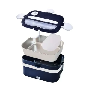 80W Heating Thermal Lunch Boxes Portable Electric Food Warmer Lunch Box 110V 220V 12V 24V for Worker Driver