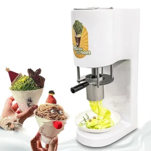 80W Multiple Shapes Noodle Ice Cream Making Machine for Restaurant Spaghetti Ice Cream Machine
