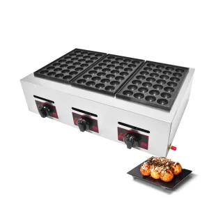 84hole 40mm Commercial Takoyaki Makers Machine Gas Takoyaki Grill Snacks Making Machine & Other Snack Machines