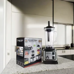 8500W 2 in 1 Powerful Blender Stainless Steel Housing with Plastic Jar and Cup Household Kitchen Appliance