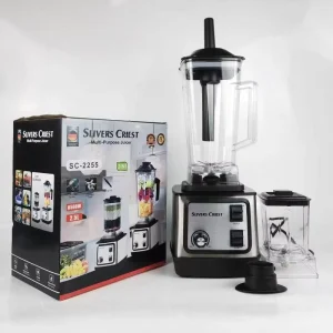 8500W High Power 2 in 1 Blender & Juicer Combo SC-2255 Commercial Grade Food Processor with 2.5L Cup