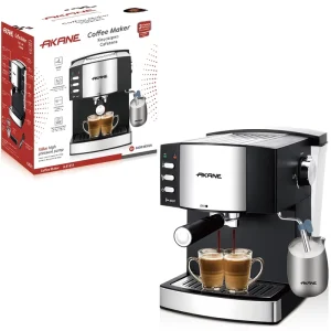 850W Coffee Maker A.81251 with 15 Bar High Pressure Pump and 1.6L Capacity for Espresso Brewing