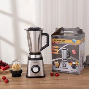 850W Commercial Portable Blender 2L 0.5L Multifunction Stainless Steel Housing Food Processor