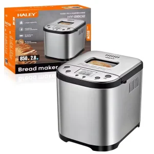 850W Electric Automatic Bread Maker Machine 15 Programs 15H Smart Delay Timer Stainless Steel Large Capacity Household Use