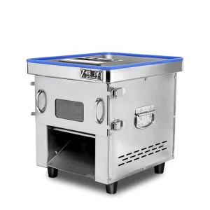 850W Stainless Steel Meat Slicer Slicing Dicing Shredding Fresh Beef Pork Chicken Vegetable Cutter for Home and Restaurant Use