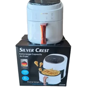 8L 2400W Smart Touch Screen Pink Custom Oil-Free Electric Deep Fryer Air Fryer