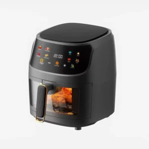 8L 2400W Smart Touch Screen Pink Custom Oil Free Electric Deep Fryer Hot Air Fryer