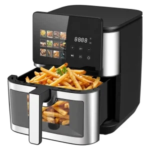 8L 9L Food Grade Professional Oil Free Airfryers Electric Deep Smart Air Fryers