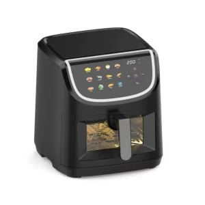 8L Steam Air Fryer Visual Basket with Window Smart Kitchen Appliance Steam Oven Air Fryers with Two Heating Element