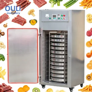 9 12 Trays Rotary Fruit Dryer Stainless Steel Food Dehydrator Meat Beef Jerky Seafood Vegetable Drying Oven Machine
