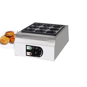 9 Grids Non Stick Omelette Maker Electric Deep Fill Burger Mold Frying Pan Egg Cooker Healthy Omelettes Scrambled Fried Eggs