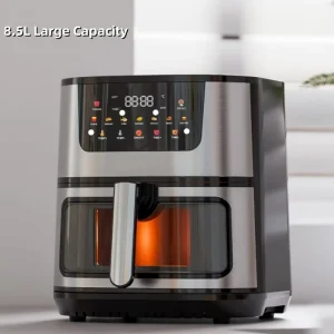 9 in 1 Electric Digital Smart Oil-Free Air Fryer Fast Heating 8.5L Air Fryer Toaster Oven