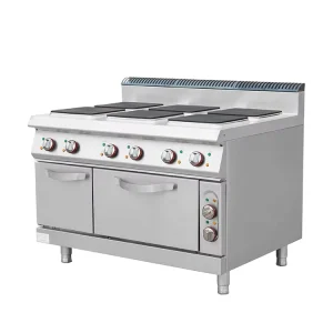 900 Series Commercial Electric 6 Hot Plate Cooker With Oven