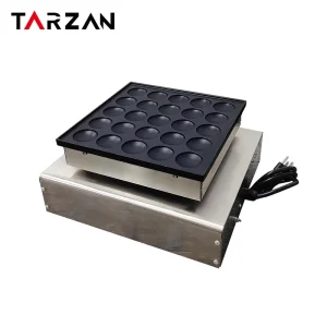 900W Waffle Making Machine 25 Holes Dorayaki Machine 220 110V Non Stick Round Shape Pancakes Maker