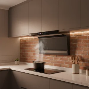 900mm Electric Top-side Double-Suction Range Hood for Home Kitchen Major Kitchen Exhaust Appliance Kitchen Hood for Household