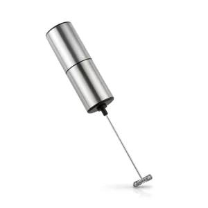 9100RMP High Speed Eco Friendly Battery Powered Stainless Steel Handheld Milk Frother with Stand Kitchen Appliance