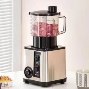 9500W Electric Food Processor Silver 3 in 1 Heavy Duty Commercial Mixer and Grinder Juicer