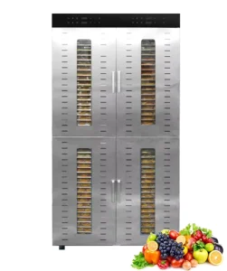 96 Trays Stainless Steel Industrial Commercial Meat Dryer Fruit Dehydrator Vegetable Fruit Dehydrator Machine