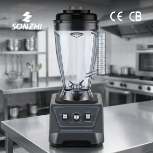 9850 Motor Professional Industrial Heavy Duty Commercial Hotel Kitchen Blender Heating Multifunctional 1600W 4L Sealed Sound