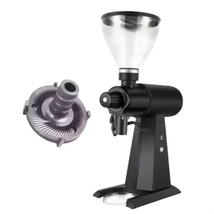 98mm Commercial Coffee Grinder Professional Electric Coffee Bean Grinding Machine Burr Coffee Tea Espresso Supplies Stainless