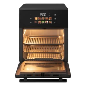 AF12001 12L Non-Stick Coating Air Fryer Oven with Frying Basket and 10 Function Preset for Home Use