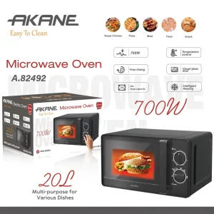 AKANE Brand Multifunction Mechanical Control Microwave Kitchen Microondas Electric 20L Large Microwave Oven with Sound On Off