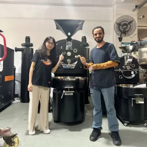 Adjustable Temperature Electric Coffee Roaster Machine Hot Air Coffee Bean Roasting Machine with LED Display