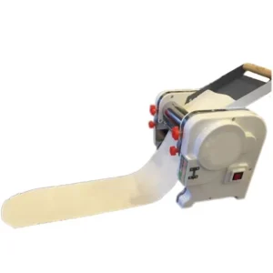 Adjustable Thickness Electric Motor Driven Automatic Noodle Maker Pasta Machine with 304 Stainless Steel and 550W Power