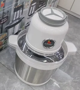 Africa Market HM 8880 Fufu Machine 8L 2000W High Torque Meat Chopper Stainless Steel Bowl 4 Blades
