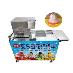 Air Cooling Auto Korean Bingsu Flake Snow Ice Shaver Machine Bingsoo Snowflake Flake Cream Crusher Maker
