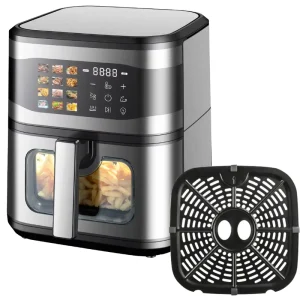 Air Fryer 1700W 8L High Capacity Digital Smart Air Fryer Multi functional Oven for Household Outdoor Use