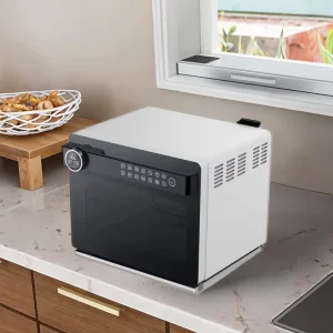 Air Fryer Big Dolble Basket Stainless Toast Air Fryer Kitchen Steam Toaster Oven Steam Air Fryer Oven