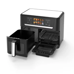 Air Fryer Household Visible 14L Large Capacity Oven Air Electric Fryer Multi functional Integrated Machine