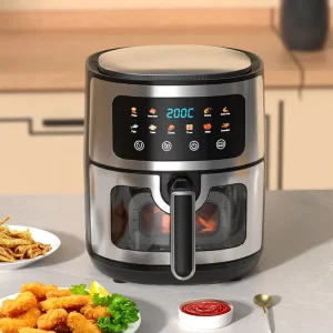 Air Fryer Oven 8L Large Capacity Digital Smart Air Fryer for Home and Commercial Use Multi Function