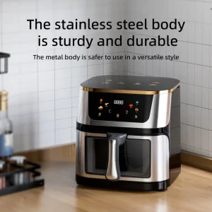 Air Fryer Oven Smart Home Appliances 10 Liters Stainless Steel Air Fryer